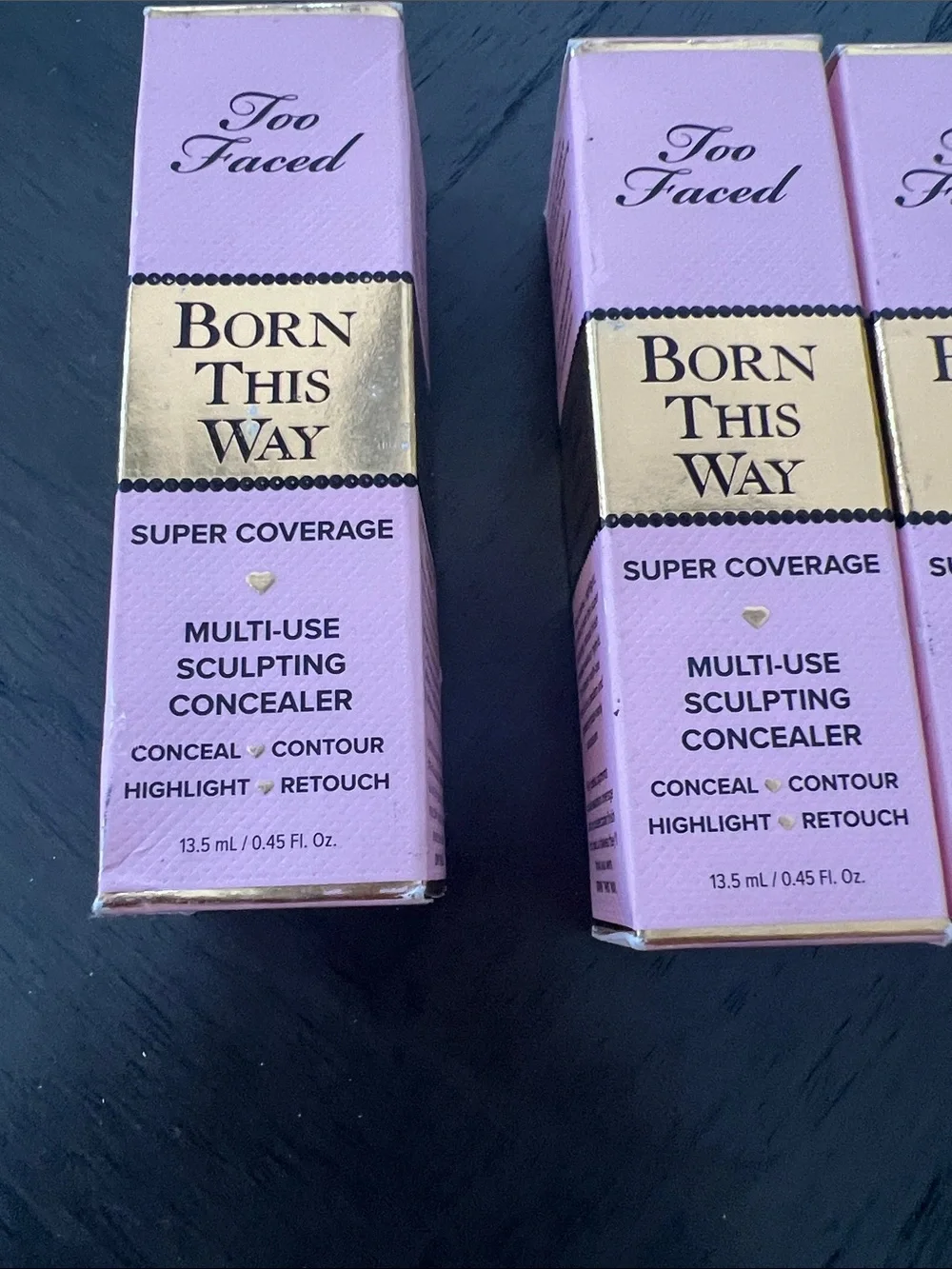 Too Faced Born This Way Sculpting Concealer lot of 3 shade- Ganache